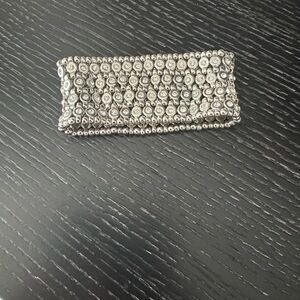 WHBM Silver Crystal Beaded Bracelet